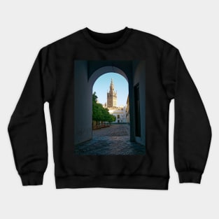 The Cathedral of  Saint Mary of the See, Seville, Spain Crewneck Sweatshirt